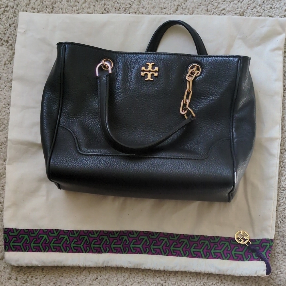 Tory Burch Black Leather Bag